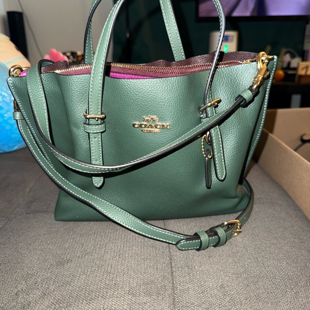COPY - Coach Green Leather Women's Bag